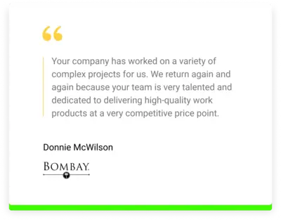 Bombay Company Testimonial